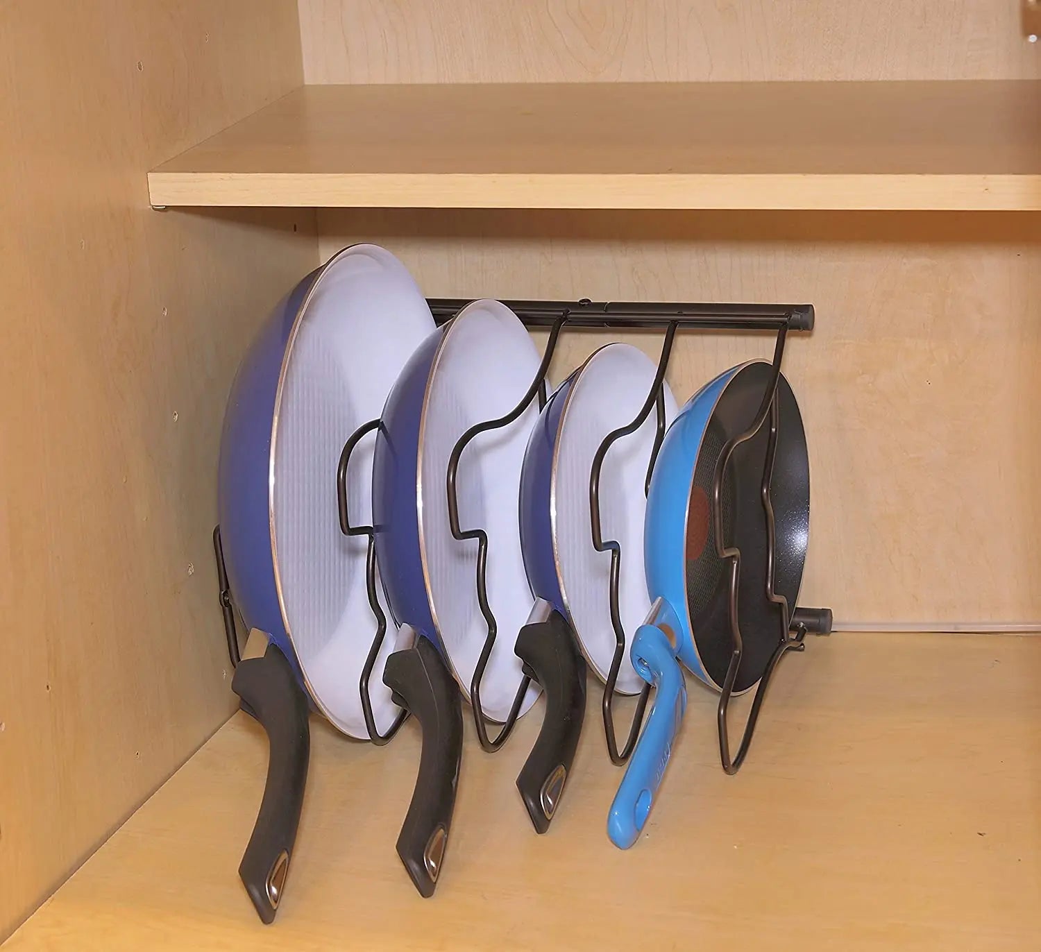 SimpleHouseware Kitchen Cabinet Pantry Pan and Pot Lid Organizer Rack Holder pattanaustralia